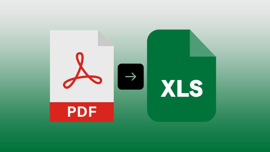Convert PDF to Excel AI